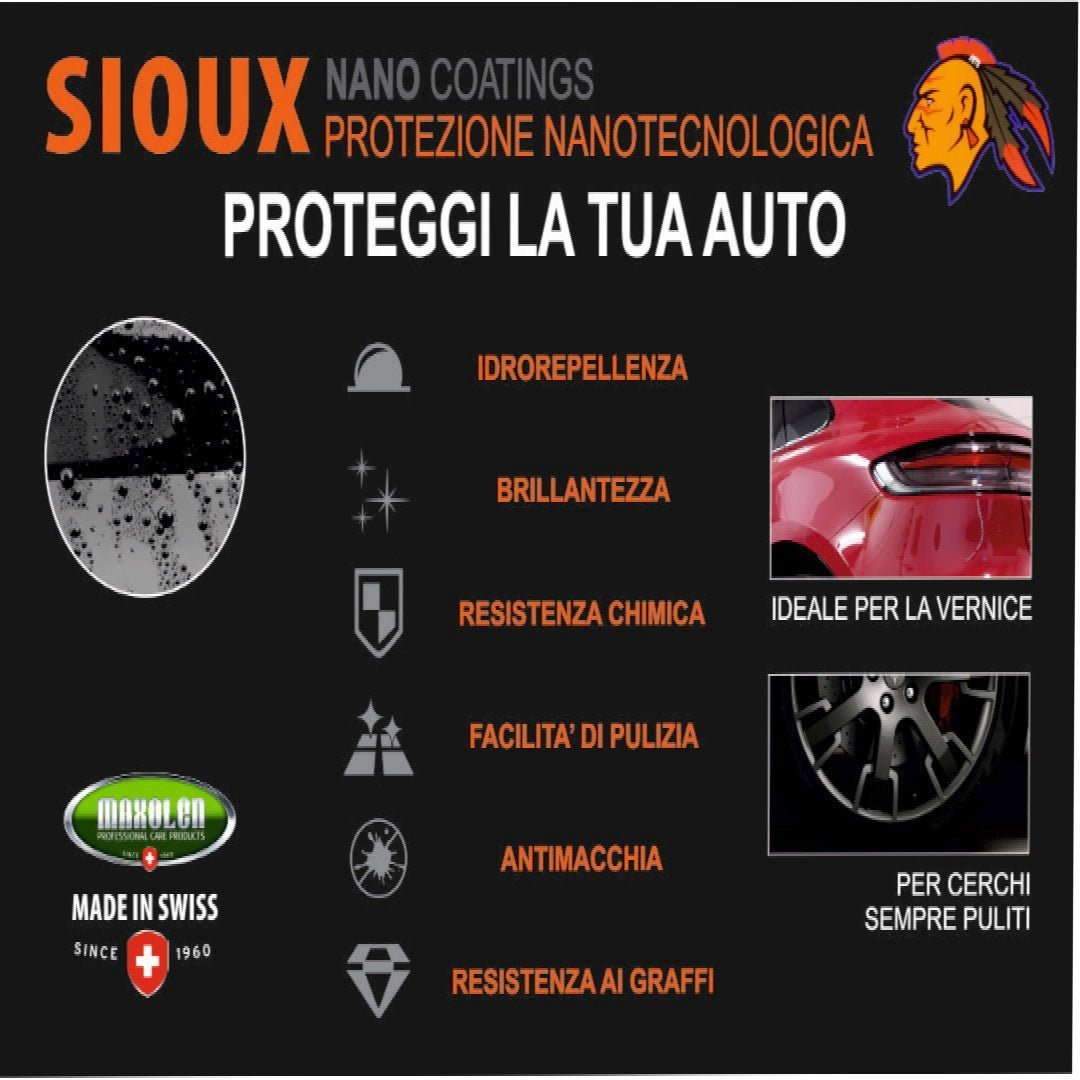 Nano tecnologia ceramico durata 3 anni Sioux Shield 77. - Corso da LevaBolli