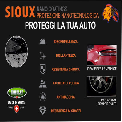 Nano tecnologia ceramico durata 3 anni Sioux Shield 77. - Corso da LevaBolli